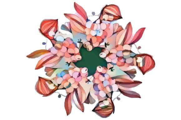 Flower Watercolor Illustration Gra and Illustrations